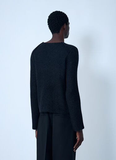 Ribbed Sweater Jil Sander Ribbed Sweater Black jil0162021