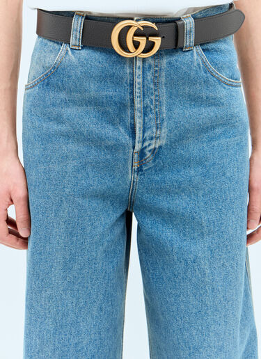 GG Marmont Wide Belt Gucci GG Marmont Wide Belt Black guc0141050
