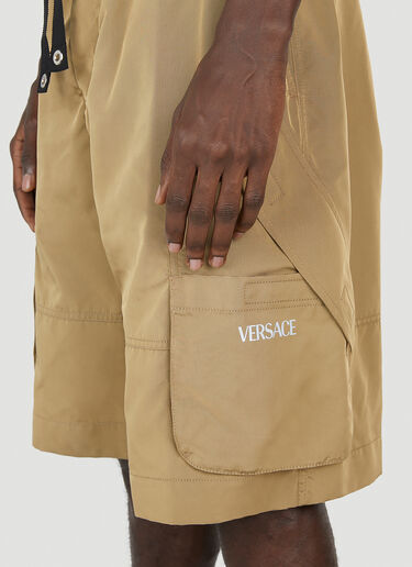 Versace Relaxed Cargo Shorts Brown ver0152018