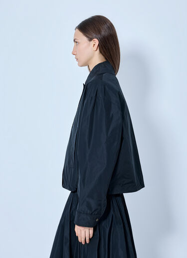 LN-CC® - Max Mara: Collared Button-Up Jacket - Black Max Mara Collared Button-Up Jacket Black max0265206