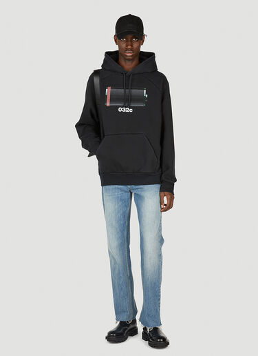 032C Low Battery Hooded Sweatshirt Black cee0152007
