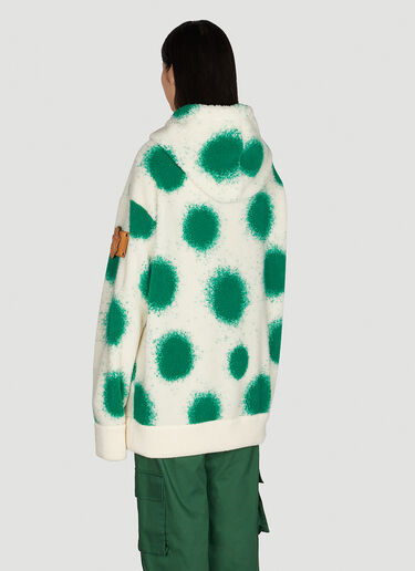 Abstract Motif Oversized Hooded Sweatshirt Moncler x JW Anderson Abstract Motif Oversized Hooded Sweatshirt Green mjw0349004