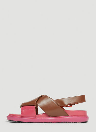 Marni Fussbett Sandals Pink mni0243032