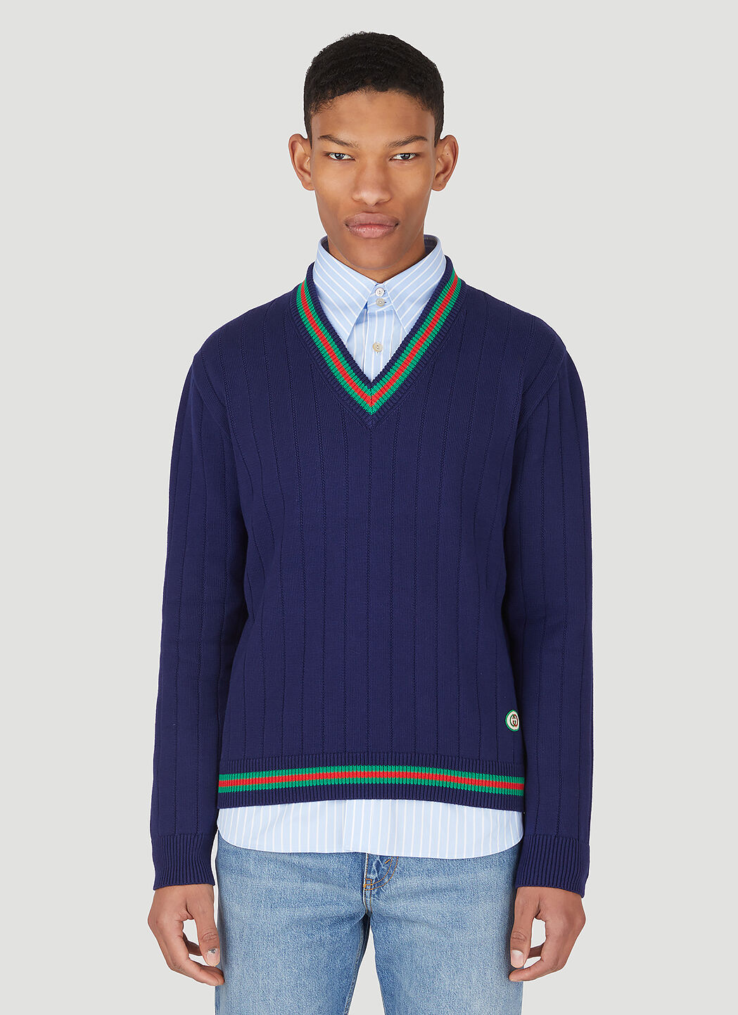 Gucci web trim sweatshirt on sale