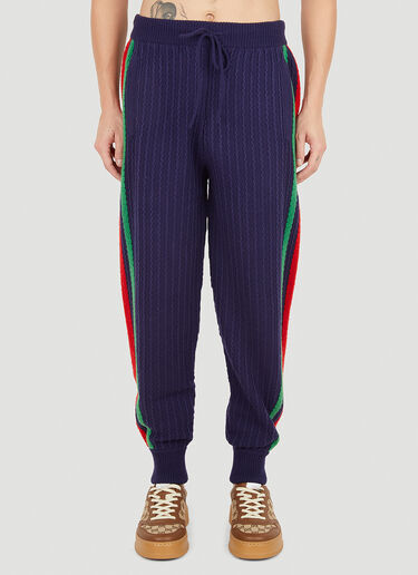 Gucci Web Track Pants Dark Blue guc0151037