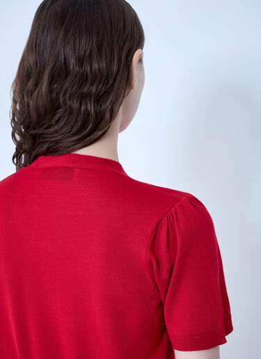 Vivienne Westwood Pamela Ruched Cardigan Red vvw0263013