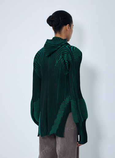 LUEDER Healer Knit Zip Jacket Green ldr0364002