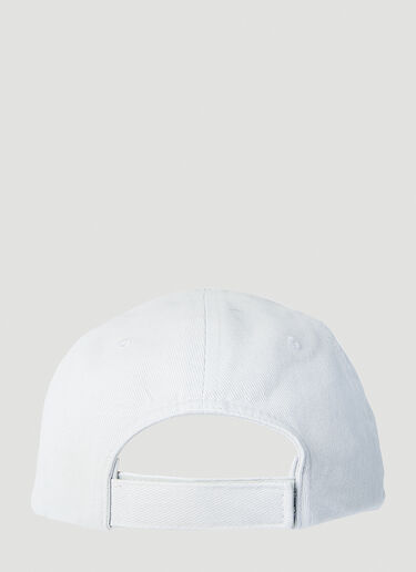 Balenciaga Political Campaign Baseball Cap White bal0153045