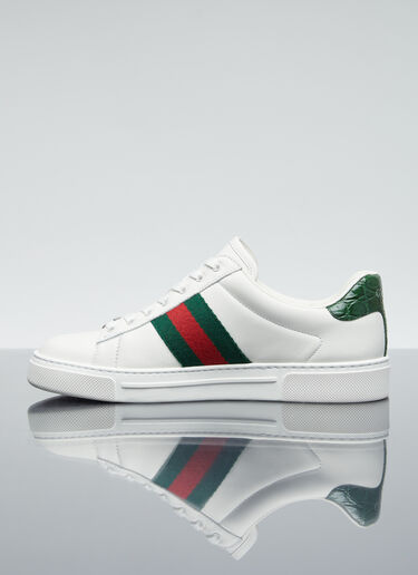 Gucci Ace Web Sneakers White guc0255088