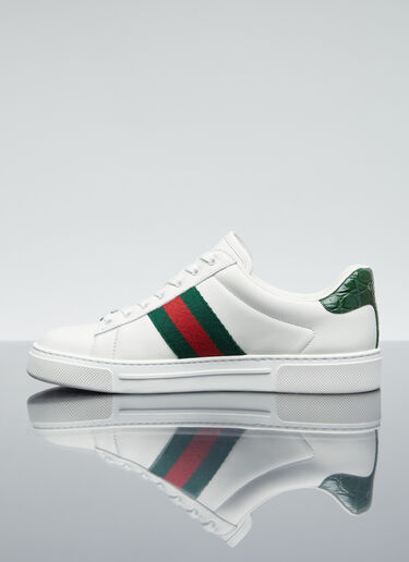 Gucci Ace 织带运动鞋 白色 guc0255088