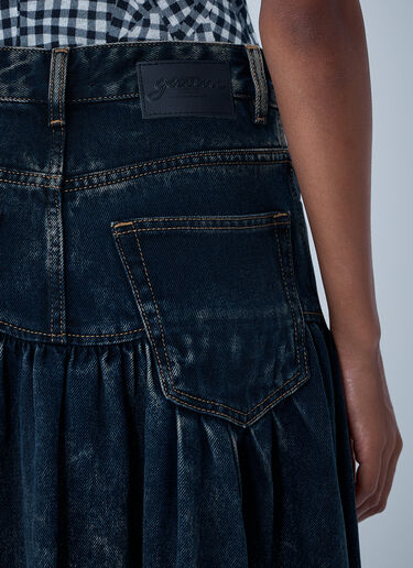 牛仔长款半裙  GANNI 牛仔长款半裙  黑色 gan0261009