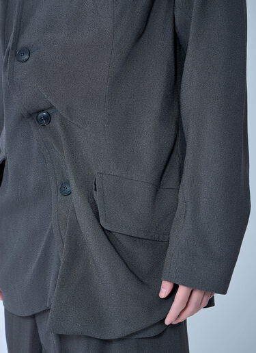 Vivienne Westwood Asymmetrical Wool Blazer Grey vvw0163001