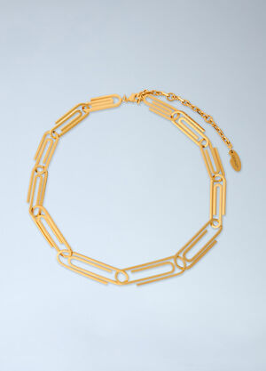 Off-White Paperclip Chain Necklace Grey ofw0264419