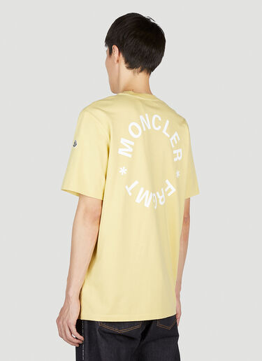 Logo T-Shirt 7 Moncler Fragment Logo T-Shirt Yellow mfr0154006