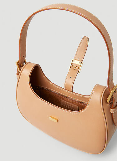 Saint Laurent Le Fermoir Hobo Shoulder Bag Brown sla0247153