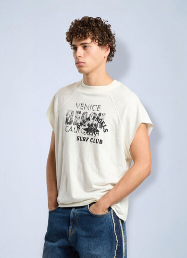 Palm Angels Surf Club Regular T-Shirt White pma0166245