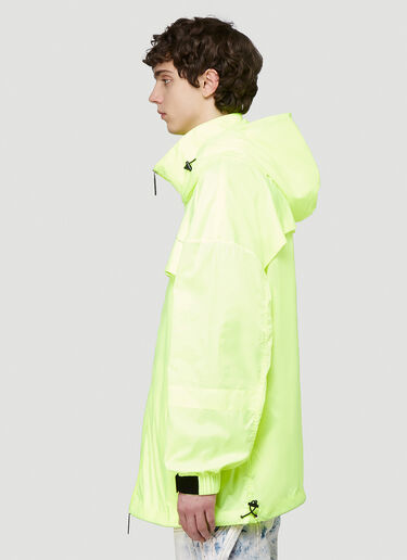 Off-White Hooded Windbreaker Jacket Yellow ofw0139023