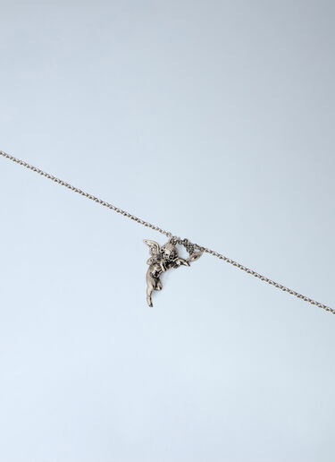 LN-CC® - Vivienne Westwood: Putti Pendant Necklace - Silver Vivienne Westwood Putti Pendant Necklace Silver vvw0366043