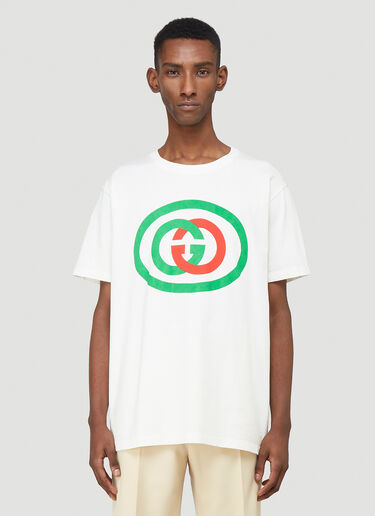 Gucci Interlocking G T-Shirt White guc0139010