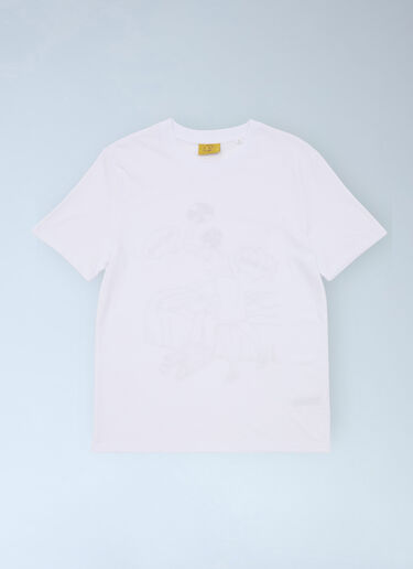 Toy Tonics Logo Motif T-Shirt White toy0363002