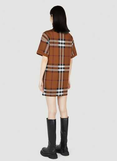 Burberry Carmella Polo Shirt Dress Brown bur0251008