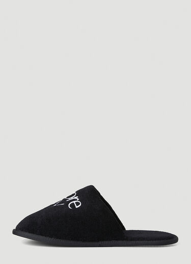 More Joy Logo Slippers Black mjy0347037