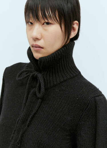 Wool-Blend Cardigan Lemaire Wool-Blend Cardigan Black lem0254011