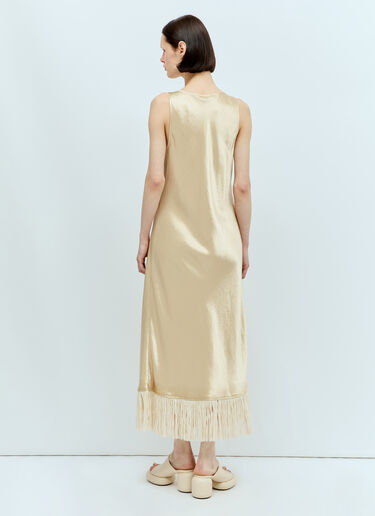 Song for the Mute Tank Satin Dress Beige sfm0256011