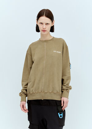 Space Available Artisan Sweatshirt Khaki spa0356011