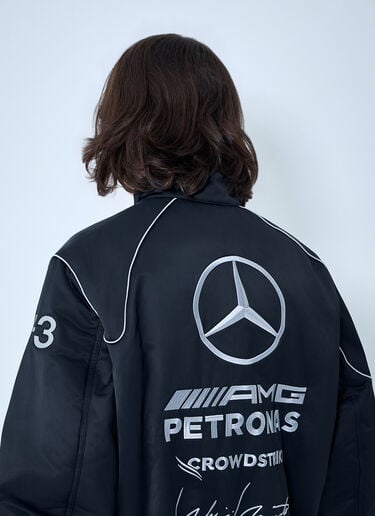 Y-3 MERCEDES Embroidered Logo Jacket Black yyy0364066