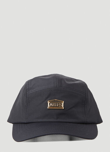 Aries Logo Plaque Five Panel Cap Black ari0148026