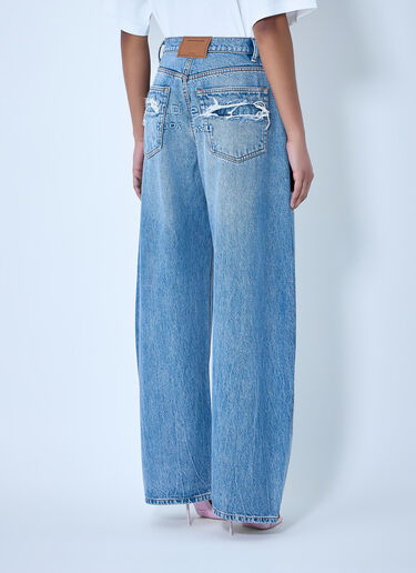 Alexander Wang Wide-Leg Denim Jeans Blue awg0264010