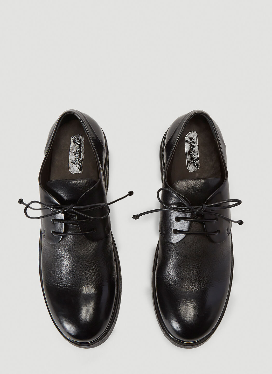 Marsell Zuccolona Derby Shoes in Black LN CC