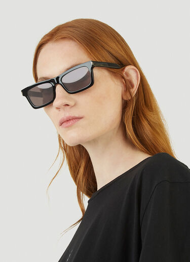 Saint Laurent Rectangular Sunglasses Black sla0244047