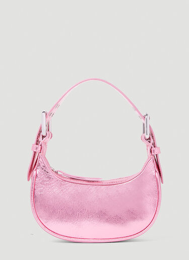 BY FAR Mini Soho Lipstick Shoulder Bag Pink byf0252012