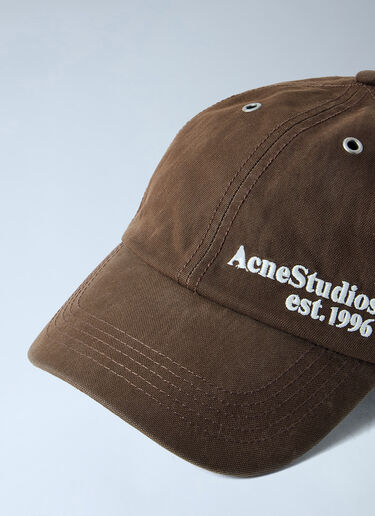 LN-CC® - Acne Studios: Baseball Cap - Brown Acne Studios Baseball Cap Brown acn0165067
