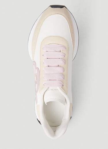 Alexander McQueen Sprint Runner Sneakers Cream amq0251025