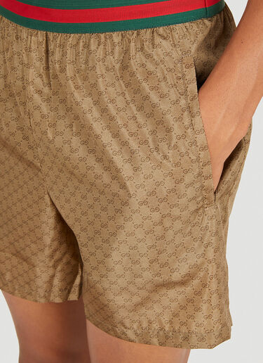 GG Swim Shorts Gucci GG Swim Shorts Camel guc0150109