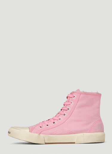 Balenciaga Paris High Top Sneakers Pink bal0252002