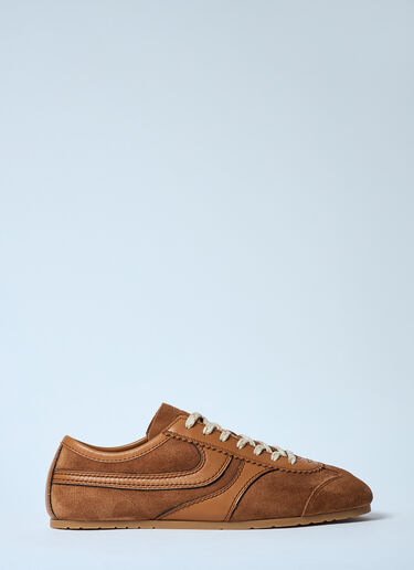 Dries Van Noten Suede Sneakers Brown dvn0257003