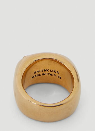 Balenciaga Icon Signet Ring Gold bal0151078