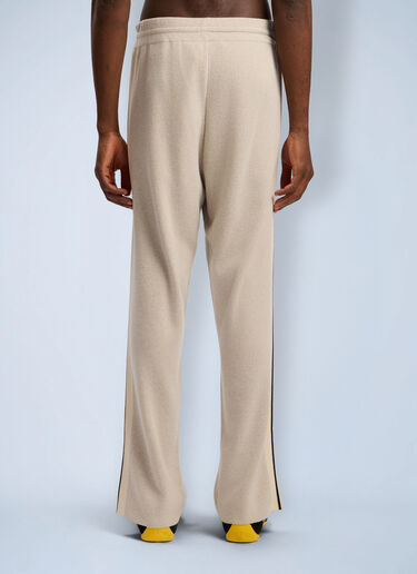 Classic Logo Knit Track Pants Palm Angels Classic Logo Knit Track Pants Beige pma0162110