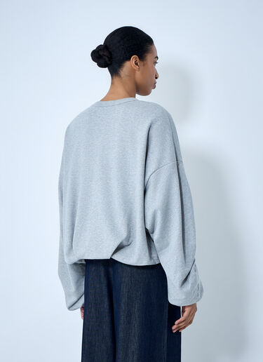 Dries Van Noten Oversized Crewneck Sweater Grey dvn0263003
