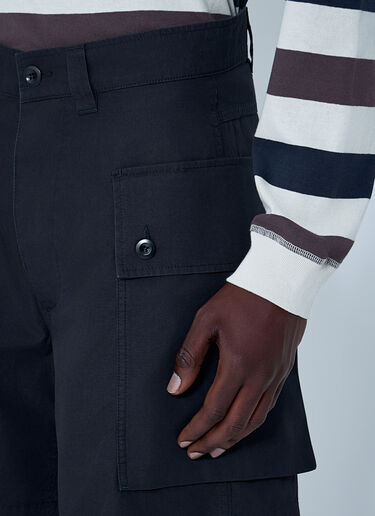 Margaret Howell Utility Cargo Shorts Black mhl0164007