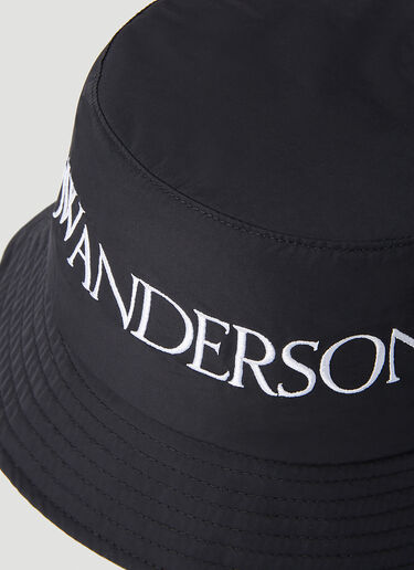 JW Anderson Logo Bucket Hat Black jwa0354001
