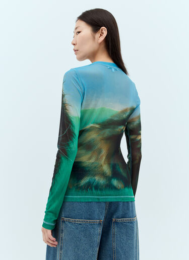 Cat Mesh Top JW Anderson Cat Mesh Top Blue jwa0257008