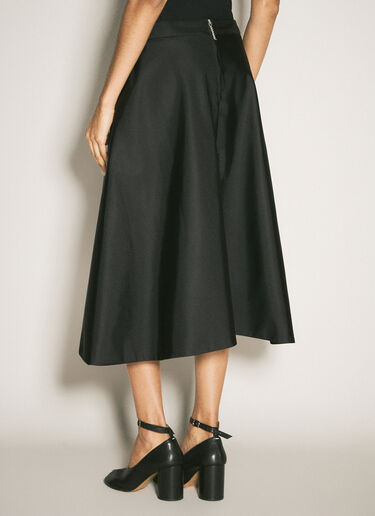 Marni Twill Midi Skirt Black mni0258004