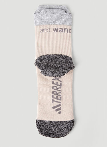 Logo Socks adidas Terrex x And Wander Logo Socks Pink ata0352005