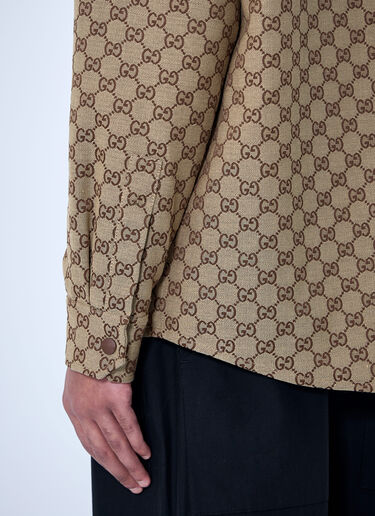 Gucci GG Canvas Overshirt Beige guc0159041