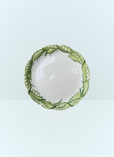 Les-Ottomans Lily Of The Valley Dinner Plate Multicolour wps0691379
